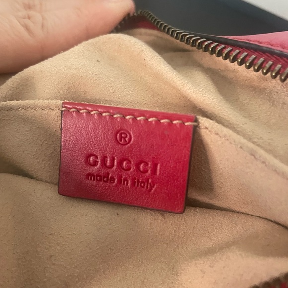 Gucci Red Leather Crossbody Bag - Picture 6 of 7